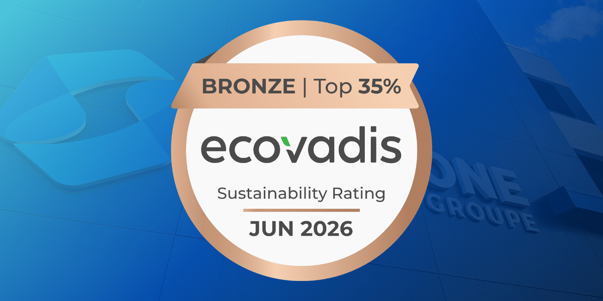 La médaille de bronze Ecovadis pour le Groupe Sincrone